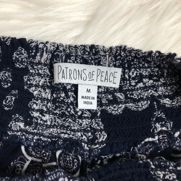 Patrons of Peace Flowy Boho Bohemian Shorts EUC - Picture 2 of 5